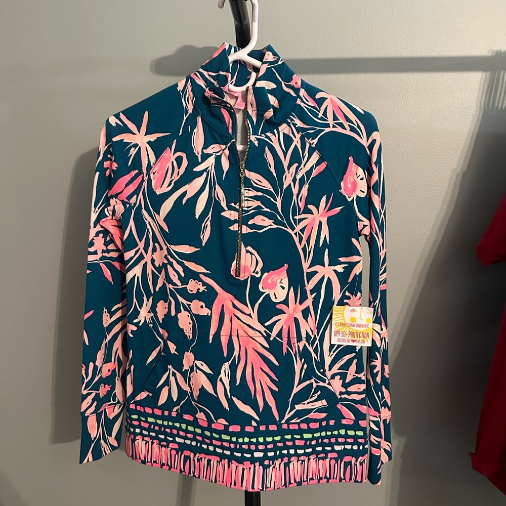 NWT Lilly Pulitzer Zip Pullover - XXS